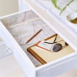 Map Lining in Drawer